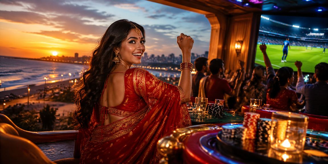 Indian player enjoying mobile betting experience